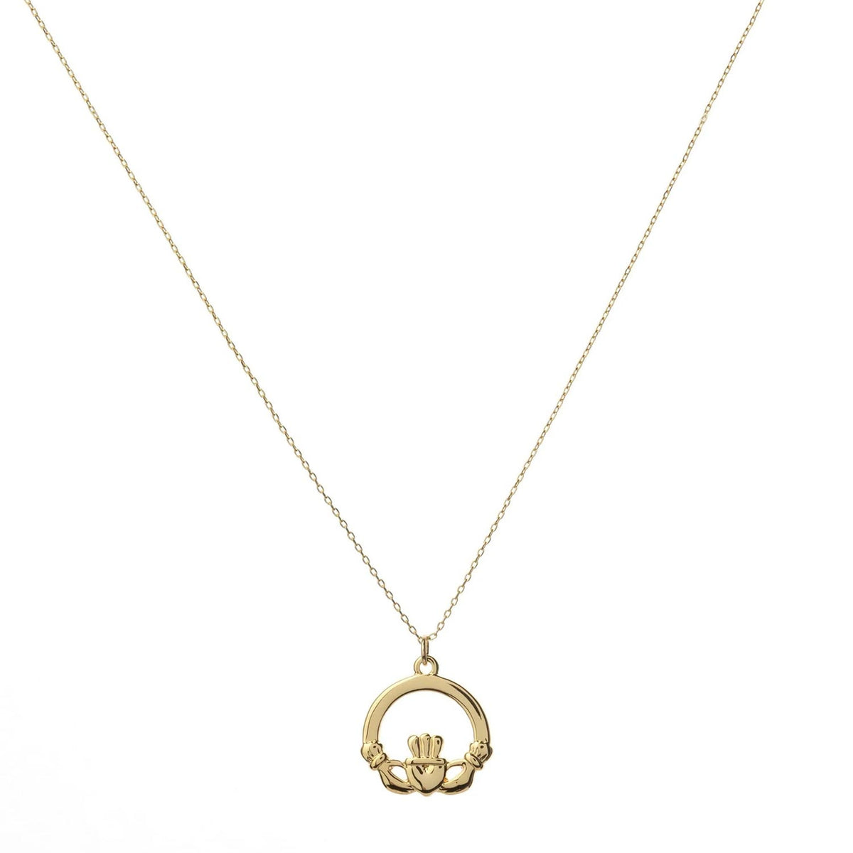 Betty & Biddy Claddagh Necklace, Gold