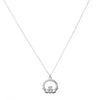 Betty & Biddy Claddagh Necklace, Silver