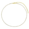 Betty and Biddy Tennis Necklace, Gold