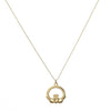 Betty and Biddy The Claddagh Necklace, Gold
