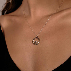 Betty and Biddy The Claddagh Necklace, Gold