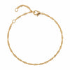 Betty and Biddy Twisted Chain Bracelet, Gold