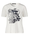 Betty Barclay Casual Floral Print T-Shirt, White
