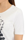 Betty Barclay Casual Floral Print T-Shirt, White