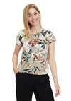 Betty Barclay Floral Print Top, Green