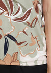 Betty Barclay Floral Print Top, Green