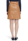 Betty Barclay Faux Leather Mini Skirt, Tan