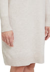 Betty Barclay Funnel Neck Knit Jumper Dress, Beige