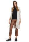 Betty Barclay Long Open Knit Cardigan, Beige