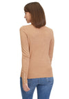 Betty Barclay Fine Knit Jumper, Camel Melange