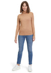 Betty Barclay Fine Knit Jumper, Camel Melange