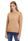 Betty Barclay Boat Neckline Knit Jumper, Camel
