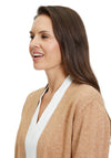 Betty Barclay Long Open Knit Cardigan, Camel