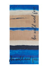 Betty Barclay Text Print Scarf, Blue