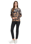 Betty Barclay Leopard Print Knit Sweater, Camel