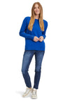 Betty Barclay Boat Neckline Knit Jumper, Blue