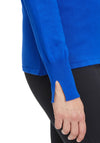 Betty Barclay Cutout Neckline Fine Knit Jumper, Adria Blue