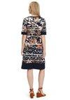 Betty Barclay Floral Print Tunic Knee Length Dress, Navy Multi