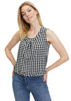 Betty Barclay Polka Dot Round Neck Top, Multi