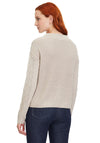 Betty Barclay Cable Knit Studded Sweater, Beige
