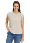Betty Barclay Round Neck Knit Jumper, Beige