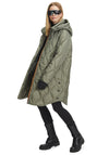 Betty Barclay Long Quilted Jacket, Khaki