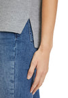 Betty Barclay Round Neck Knit Jumper, Grey Melange