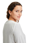 Betty Barclay Boat Neck Lightweight Blouse, White
