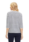 Betty Barclay Rhinestone Striped Top, Multi