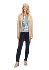 Betty Barclay Rhinestone Striped Top, Multi