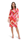 Betty Barclay Vibrant Abstract Print Knee Length Dress, Red