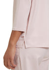 Betty Barclay Keyhole Cutout Neckline Chiffon Blouse, Misty Light Rose
