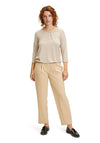 Betty Barclay High Rise Tapered Trousers, Beige