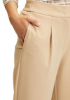 Betty Barclay High Rise Tapered Trousers, Beige