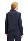 Betty Barclay Zip Accent Short Casual Blazer, Navy