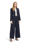 Betty Barclay Zip Accent Short Casual Blazer, Navy