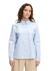 Betty Barclay Rhinestone Patch Pocket Striped Shirt, Blue & White