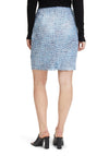 Betty Barclay High Rise Tweed Mini Skirt, Light Blue
