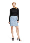 Betty Barclay High Rise Tweed Mini Skirt, Light Blue