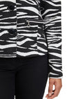 Betty Barclay Animal Pattern Short Jacket, Black & White