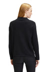 Betty Barclay High Neck Zebra Print Sweater, Black