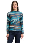 Betty Barclay Chunky Knit Jumper, Blue