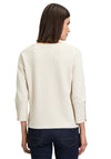 Betty Barclay Waffle Stud Detail Top, Cream