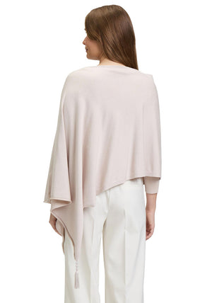 Betty Barclay One Size Draped Knit Shawl, Beige