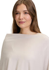 Betty Barclay One Size Draped Knit Shawl, Beige