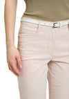 Betty Barclay Sally Belted Slim Leg Chinos, Beige