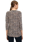 Betty Barclay Leopard Print Top, Beige Multi