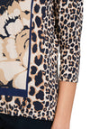 Betty Barclay Leopard Print Top, Beige Multi