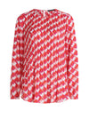 Betty Barclay Printed Pleated Blouse, Pink