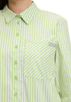 Betty Barclay Striped Shirt, Green and White